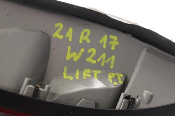 MERCEDES E TŘÍDA W211 FACELIFT SEDAN SVĚTLO PRAVÁ ZADNÍ PRAVÝ