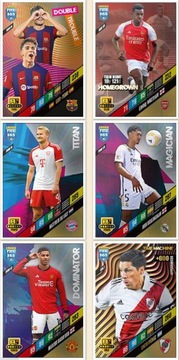 ФУТБОЛЬНЫЕ КАРТОЧКИ ДЛЯ АЛЬБОМА PANINI FIFA 365 2024 ГОДА, 4 НАБОРА, 3 ОГРАНИЧЕНИЯ