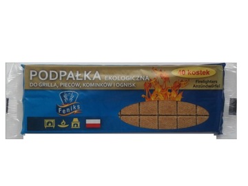 Rozpałka podpałka stała Feniks kostka 40 kostek