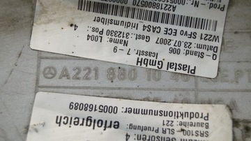 MERCEDES S 221 05-09 NÁRAZNÍK PŘEDNÍ Z15