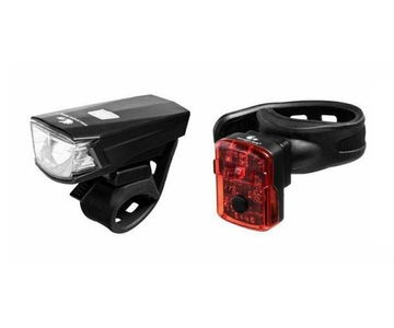 Zestaw lamp rowerowych MacTronic FBS0111 aku 130lm
