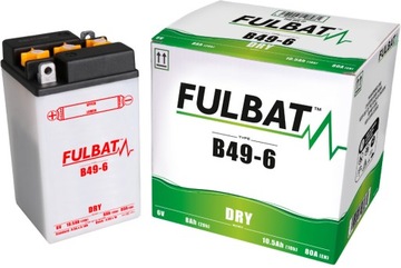 Akumulator Fulbat B49-6 DRY 6V 10.5Ah 80A