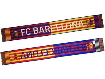 FC BARCELONA OFICJALNY SZALIK KLUBOWY 140 X 20 PASECZKI TWO COLORS