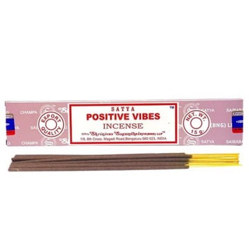 POSITIVE VIBES Pozytywne Wibracje Kadzidełka SATYA