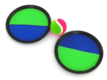 CATCH BALL PALETKI I PIŁKA GRA NA RZEPY RZUCAJ ŁAP