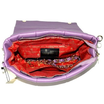 СУМКА MASSIMO ИЗ СТЁГАНОЙ КОЖИ HEATHER LUX XL 820C