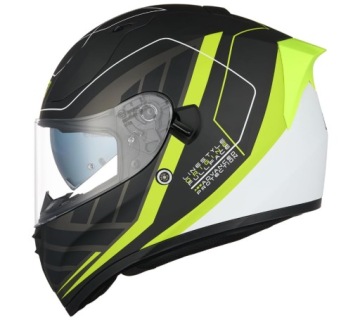 Шлем ORIGINE STRADA LINESTYLE матовый флуо-желтый черный M