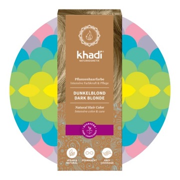 HENNA DO WŁOSÓW CIEMNY BLOND NATURALNA KHADI 100g