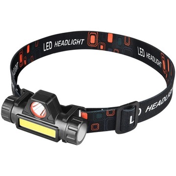 led strong light head light mini charging waterproof cob headlight