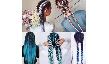 Синтетические волосы для длинных косичек БЛОНДИНКА