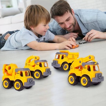 АВТОМОБИЛИ, СТРОИТЕЛЬНАЯ ТЕХНИКА ДЛЯ ПОВОРОТА 4 ШТ.