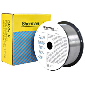 Безгазофлюсовая проволока Шерман самозащитная 0,8мм 1кг