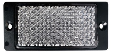 ELEMENT ODBLASKOWY przyczepy naczepy BIAŁY 12 x 5