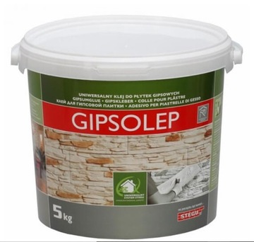 STEGU KLEJ DO PŁYTEK GIPSOWYCH GIPSOLEP 5 KG