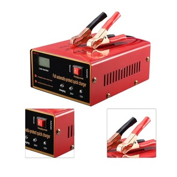 Shanr MF-2 Ładowarka samochodowa prostownik 6V / 12V zaciski LED