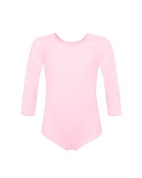 СПОРТИВНОЕ БОДИ С ДЛИННЫМИ РУКАВАМИ POWDER PINK 146