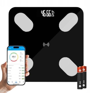 АНАЛИТИЧЕСКИЕ ВЕСЫ ДЛЯ ВАННОЙ SMART+ SLIM 180КГ 17в1