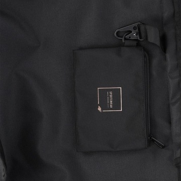 4F taška cez rameno dámska športová kabelka čierna ľahká cestovná 24L