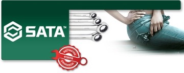 Комбинированные ключи SATA с трещоткой 8 шт. Случай