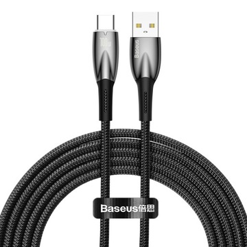 BASEUS KABEL USB TYP C Szybkie Ładowanie 100W PD QC 2m