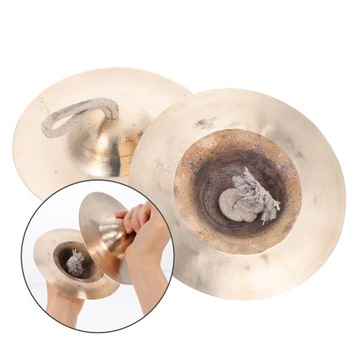 Пекинские тарелки, детские колокольчики для инструментов, 2 шт.