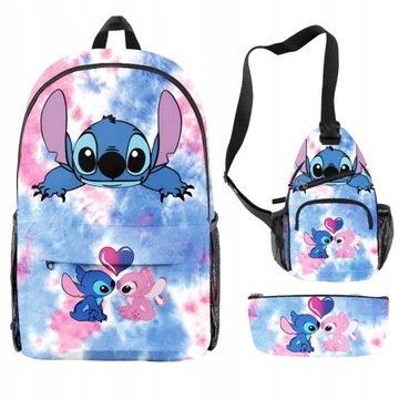 PLECAK SZKOLNY STICH ZESTAW PIÓRNIK TORBA 3W1