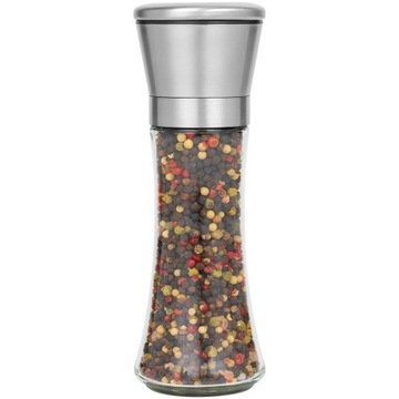 КЕРАМИЧЕСКАЯ МЕЛЬКА ДЛЯ ИЗМЕЛЬЧЕНИЯ СОЛИ И ПЕРЦА СПЕЦИЙ 210мл INOX 2шт + МЕШОК