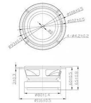 Dayton TCP115-4 4