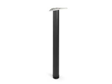 NOGA DO BIURKA, STOŁU REGULOWANA 82 cm CZARNA