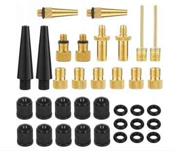 ZESTAW ADAPTERÓW DO POMPOWANIA KOŃCÓWKI 36 SZT