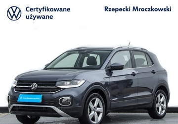 Volkswagen T-Cross SUV 1.0 TSI 110KM 2022 Volkswagen T-Cross 1.0TSI 110KM Style DSG, Czujniki Parkowania, Podgrzewan