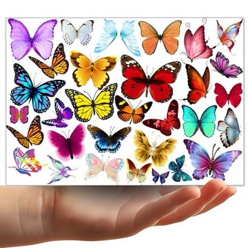 МОЮЩИЕСЯ ТАТУ ДЕТСКИЕ, БАБОЧКИ, ОРИГИНАЛЬНЫЕ УЗОРЫ