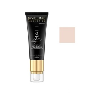 EVELINE MATT MY DAY Матирующий тональный крем – 01 IVORY