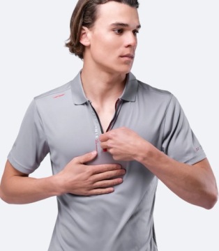 Мужской Zhik Polo T -Fresh Protection Protection+ Uvaktive Fastle натощак XL Hit Hit