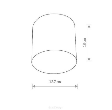 Потолочный светильник POINT LED M с черной точечной трубкой