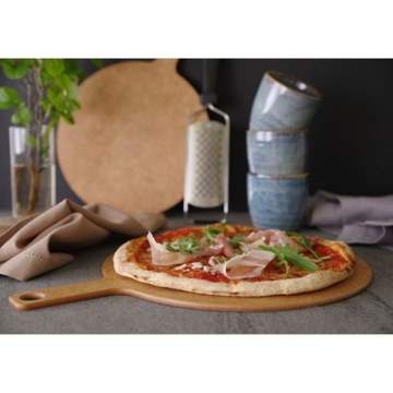 Deska łopatka do pizzy do serwowania krojenia okrągła śr. 305 mm - Hendi 50