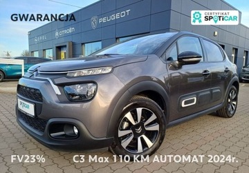 Citroen C3 IV 2024 Citroen C3 235 MAX 110 KM Automat I wl. GWARANCJA FV23 1.2 110KM