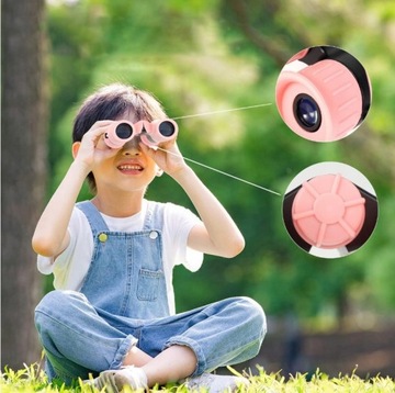 MINI LORNETKA ZEWNĘTRZNA O WYSOKIEJ ROZDZIELCZOŚCI DLA DZIECI 8X21 +TORBĄ