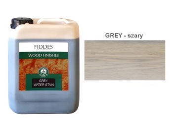 FIDDES Bejca wodna do drewna mebli Grey 5L