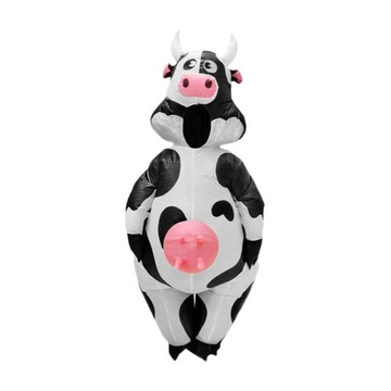 Nafukovací kostým kravy Kostým hospodárskych zvierat pre deti