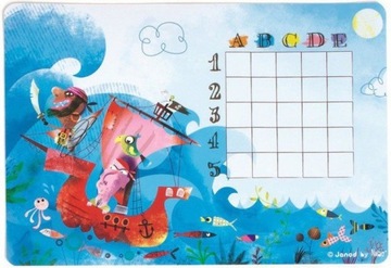 КОРАБЛИ МАГНИТНАЯ ИГРА МОРСКОЙ БОЙ JANOD 5+ ЛЕТ