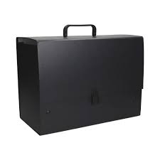 Teczka B4 JUMBO PLUS czarna - 18cm