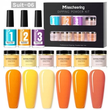 Пудра-макалка TITANIUM MANICURE KIT 6шт.