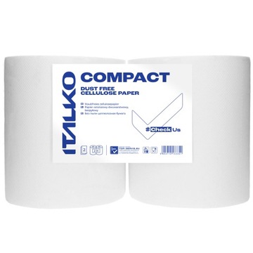 2x CZYŚCIWO BEZPYŁOWE COMPACT NEW RECZNIK CELULOZA