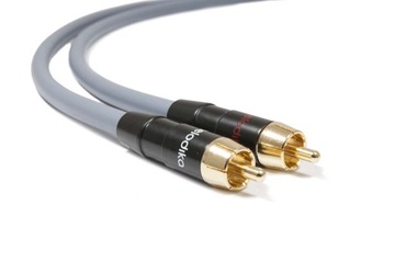 Кабель Melodika MD2R05G 2xRCA - 2x RCA Gunmetal - 0,5м