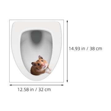 NAKLEJKI ŚCIENNE DO ŁAZIENKI DESKA TOALETOWA