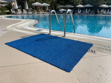 Коврик для бассейна-спагетти|сауна| зеленый 100см