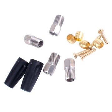 2x10 пар оливковых тормозных шлангов и соединительная вставка