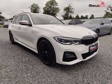 BMW Seria 3 G20-G21 Touring 2.0 320d 190KM 2021 BMW Seria 3 M-Sport XDrive 2.0 MHEV 190KM Salon Polska Faktura Vat 23 Gwar, zdjęcie 4
