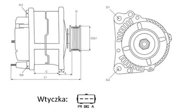 НОВЫЙ ГЕНЕРАТОР FORD FOCUS DIESEL DI TDDI TDCI